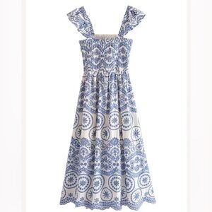 Dareca Embroidered Cut-out Maxi Dress